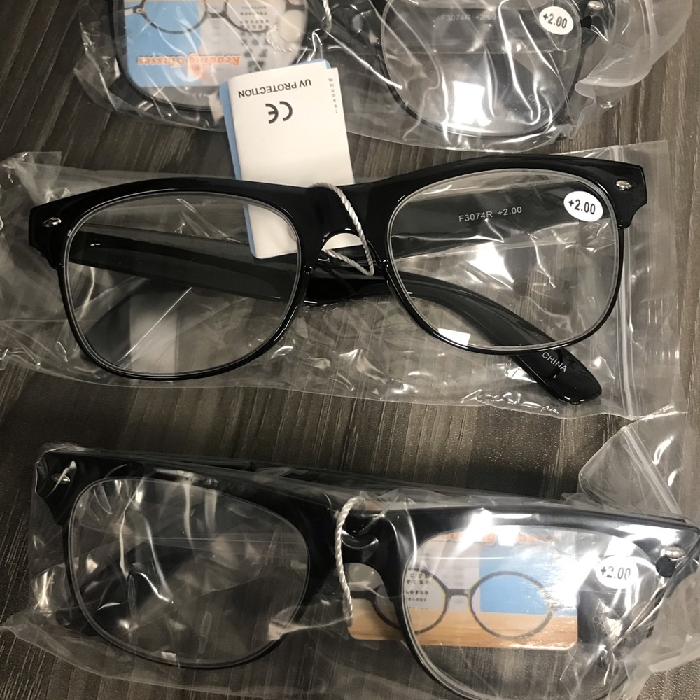 NWT Lot of 3 Wayfarer Like Reading Glasses Readers Men and Women 300
